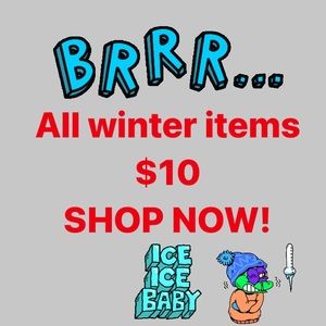 All WINTER items $10